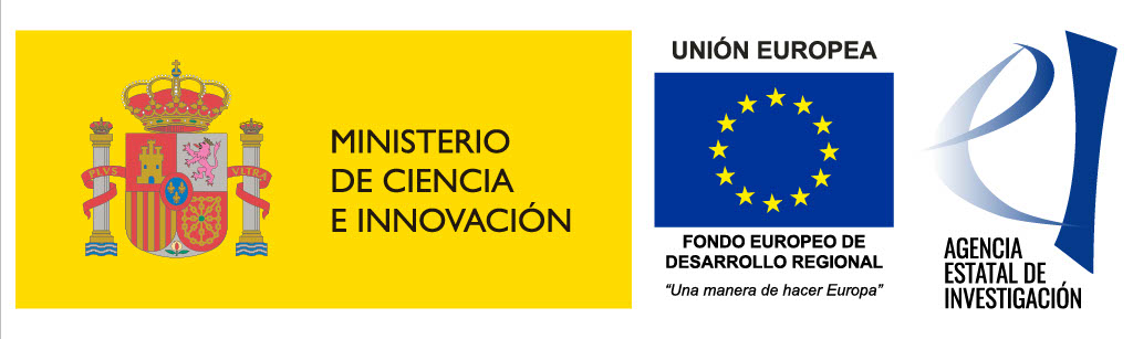 Logotipo do Ministerio de Ciencia e Innovación , Union Europea e Axencia Estatal de Investigación