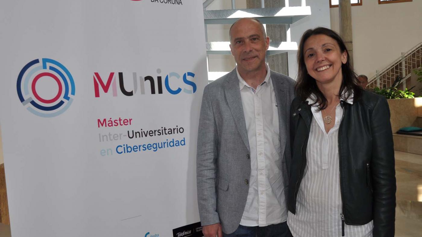 Carlos Dafonte e Ana Fernández Vilas, coordinadores do mestrado 