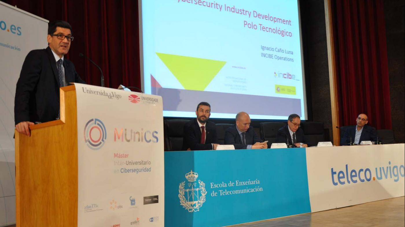 Ignacio Caño, responsable de Innovación y Emprendimiento de Incibe, durante a súa intervención 