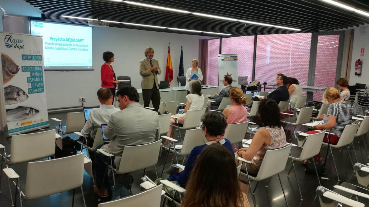 Campus do Mar presenta en Madrid o Plan de adaptación da acuicultura española ao cambio climático