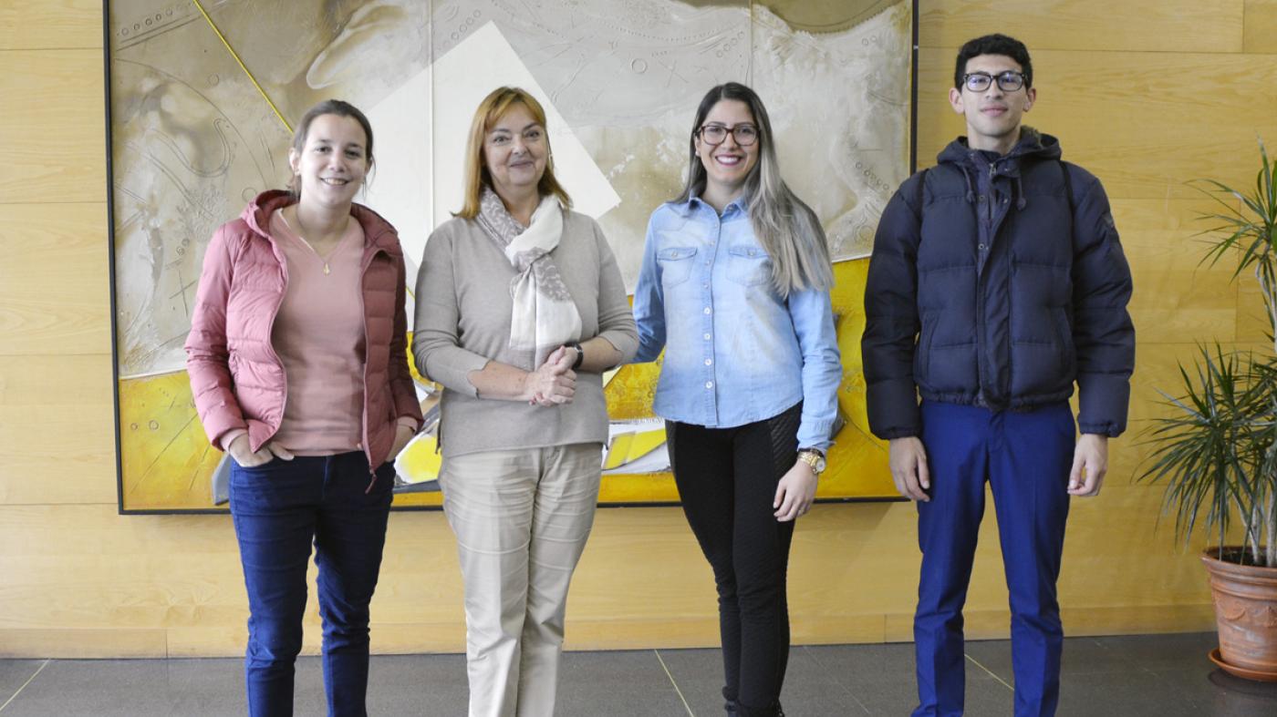 As bolsas Ourense Exterior traen ao campus estudantes de mestrado de Brasil, Colombia e Uruguai