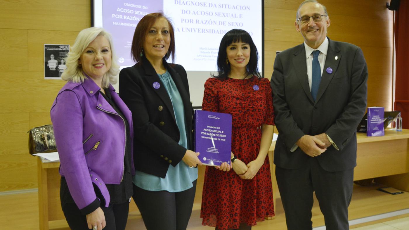 Presentación do informe 'Diagnose do acoso sexual e por razón de sexo na Universidade de Vigo' 