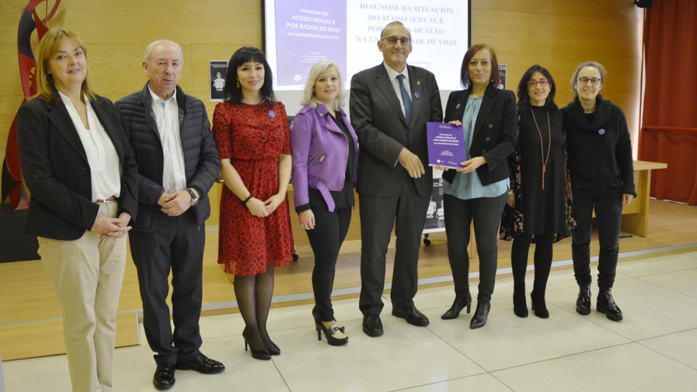 Presentación do informe 'Diagnose do acoso sexual e por razón de sexo na Universidade de Vigo' 