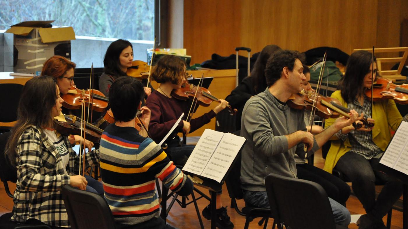 A Orquestra Barroca Vigo 430 abre as portas dos seus ensaios á comunidade universitaria
