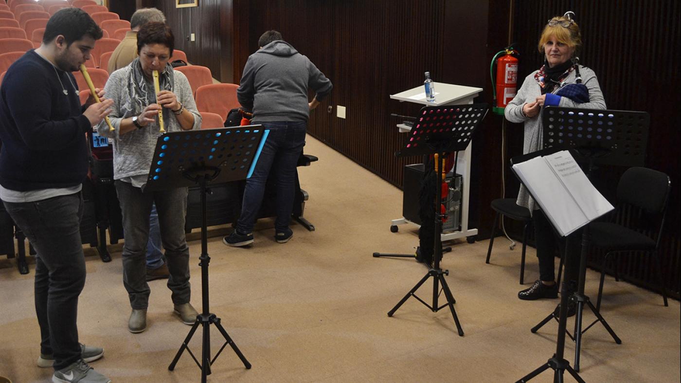 A música tradicional consolida o seu espazo no campus