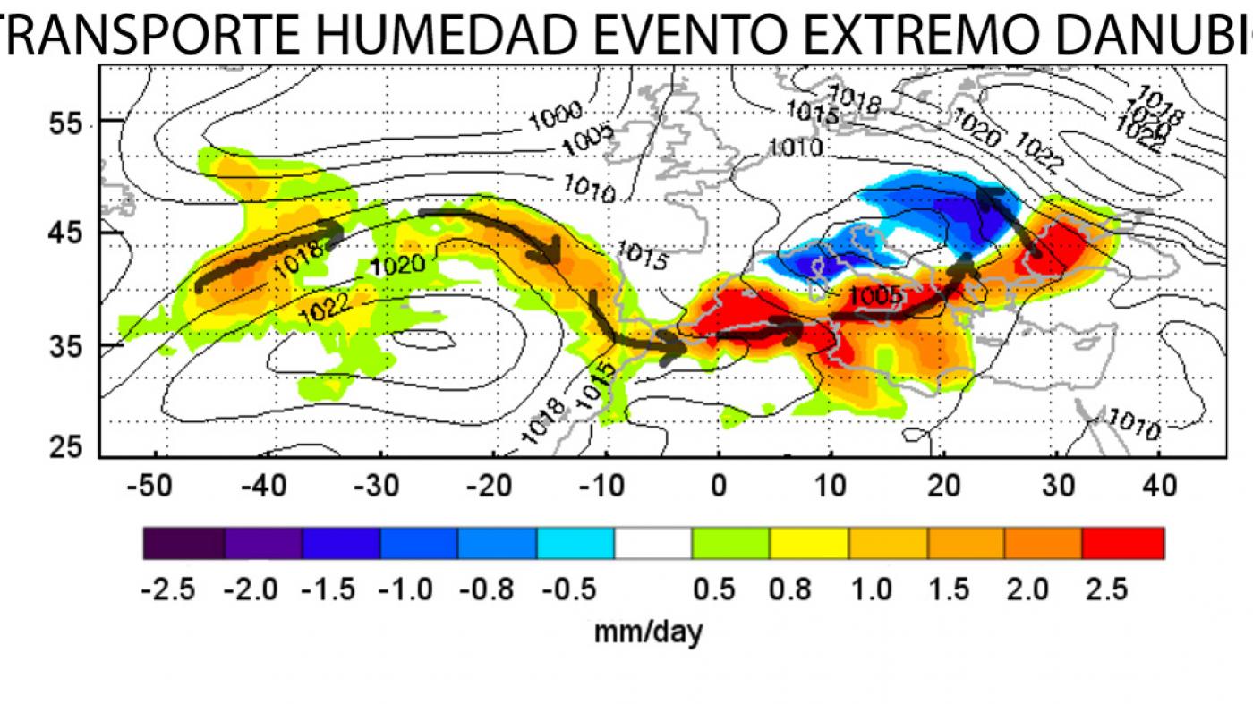 Unha tese propón un atlas global de precipitación e contribución das fontes principais de humidade no mes de máximas choivas