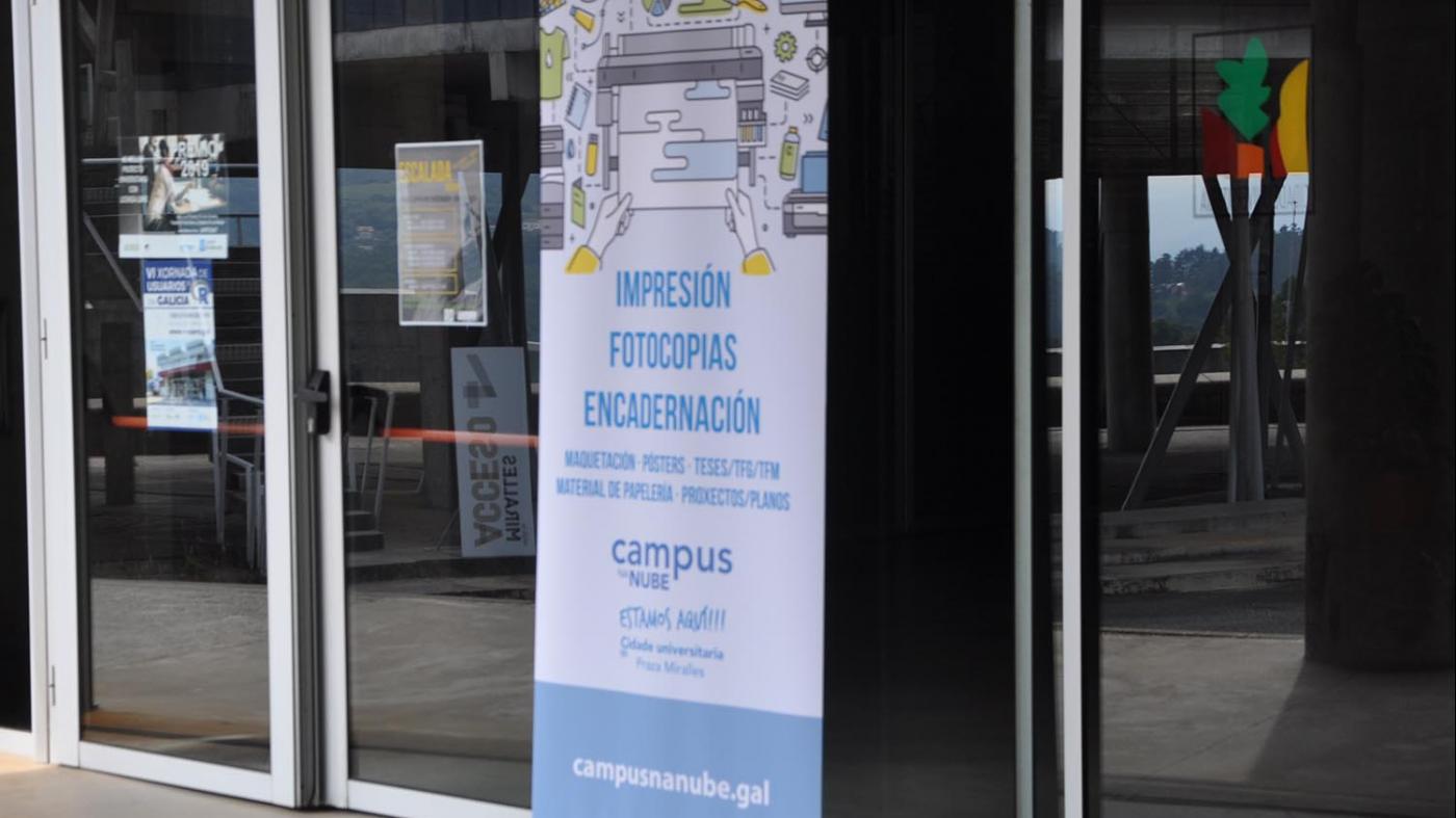 A Universidade inicia curso con cambios no servizo de reprografía dos campus de Pontevedra e Vigo