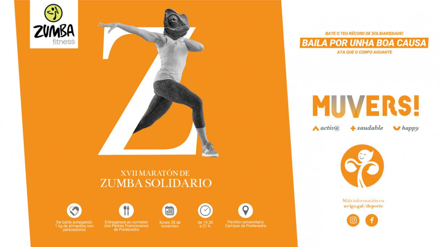 O Maratón Solidario de Zumba adiántase a novembro