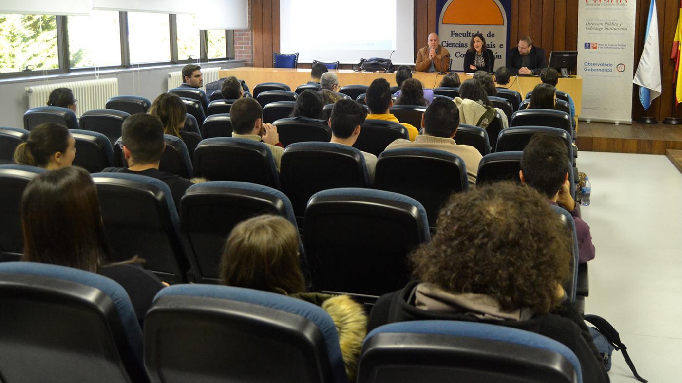 O alumnado de Dirección e Xestión Pública achégase ás oportunidades profesionais que se lle abren no Brasil 