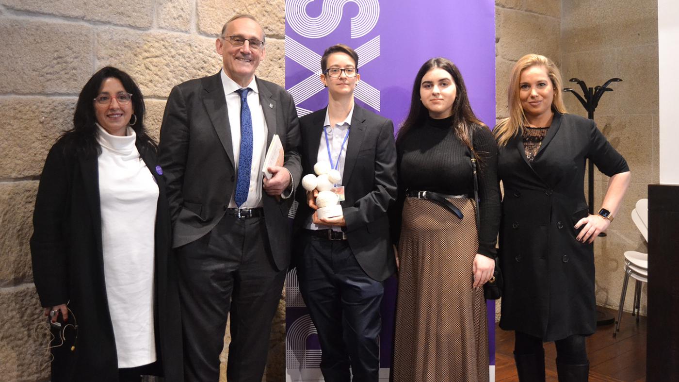 O Premio Uviguala recoñece ao alumnado da EE de Telecomunicación polo impulso dos puntos lila
