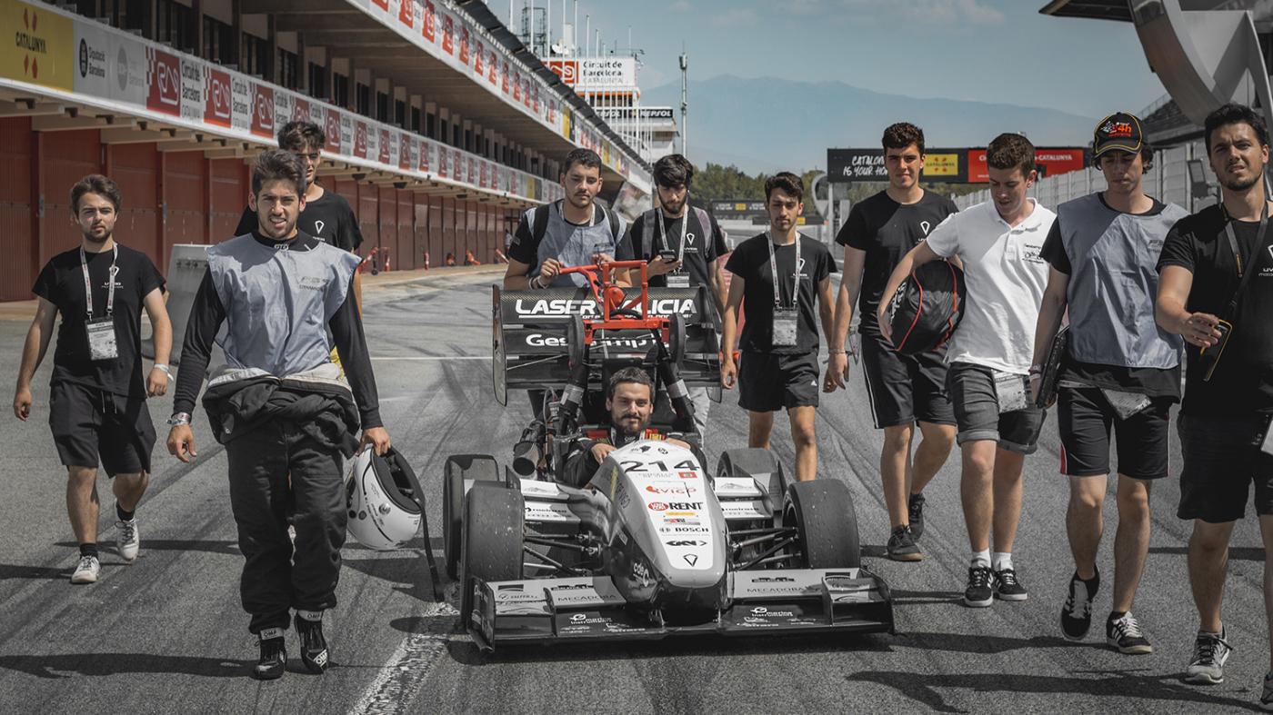 UVigo Motorsport continúa traballando no seu novo monopraza pese á suspensión da Formula Student