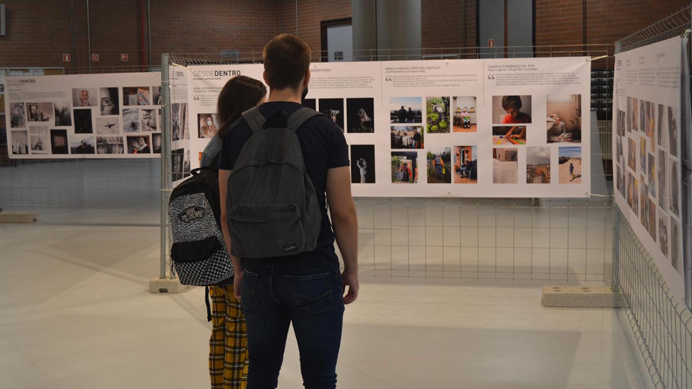 Unha exposición reúne as fotografías e curtas realizadas durante o confinamento polo alumnado de CCSS e da Comunicación