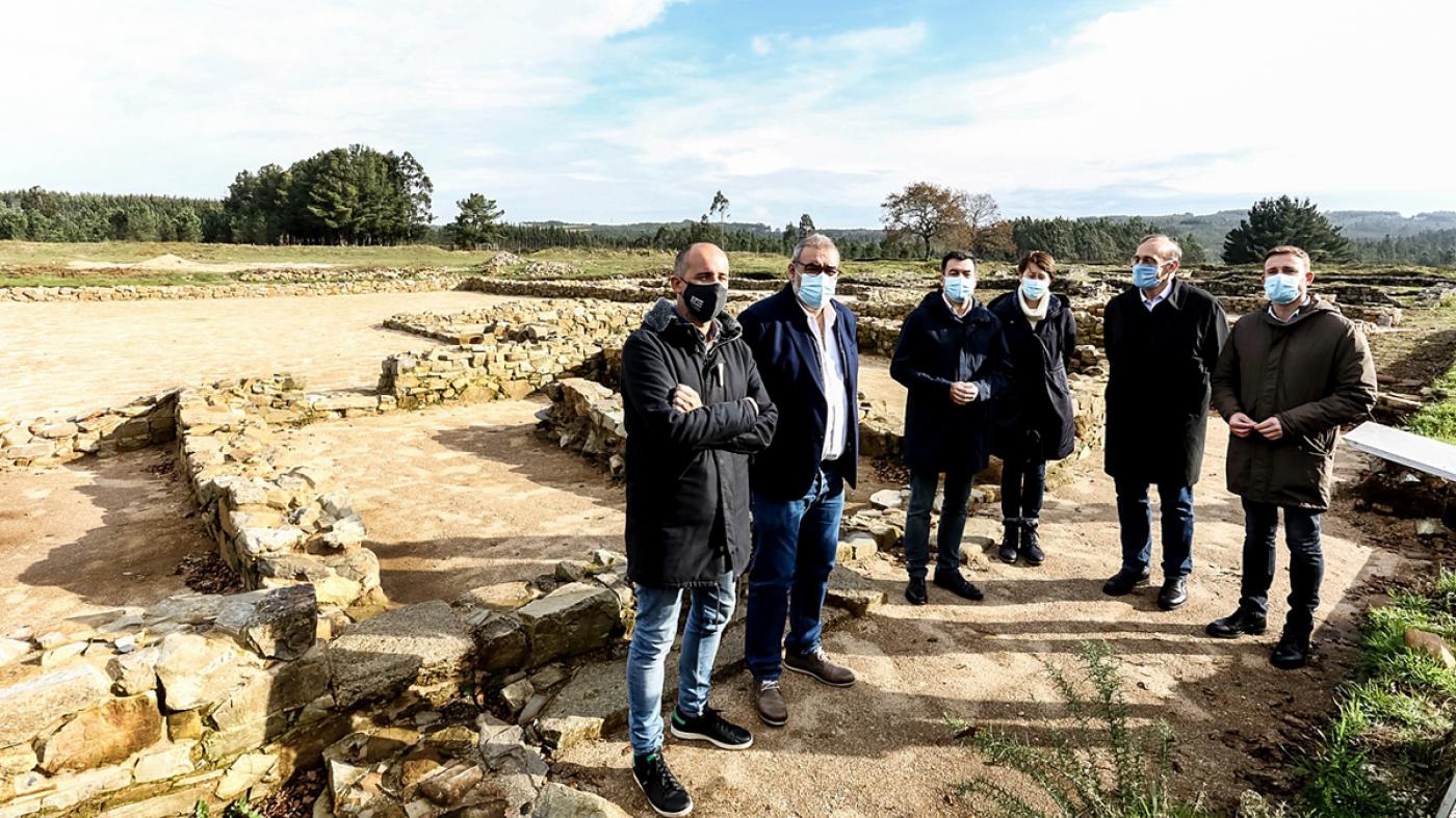 A escavación arqueolóxica na Ciadella permite determinar as fases de ocupación deste campamento militar romano