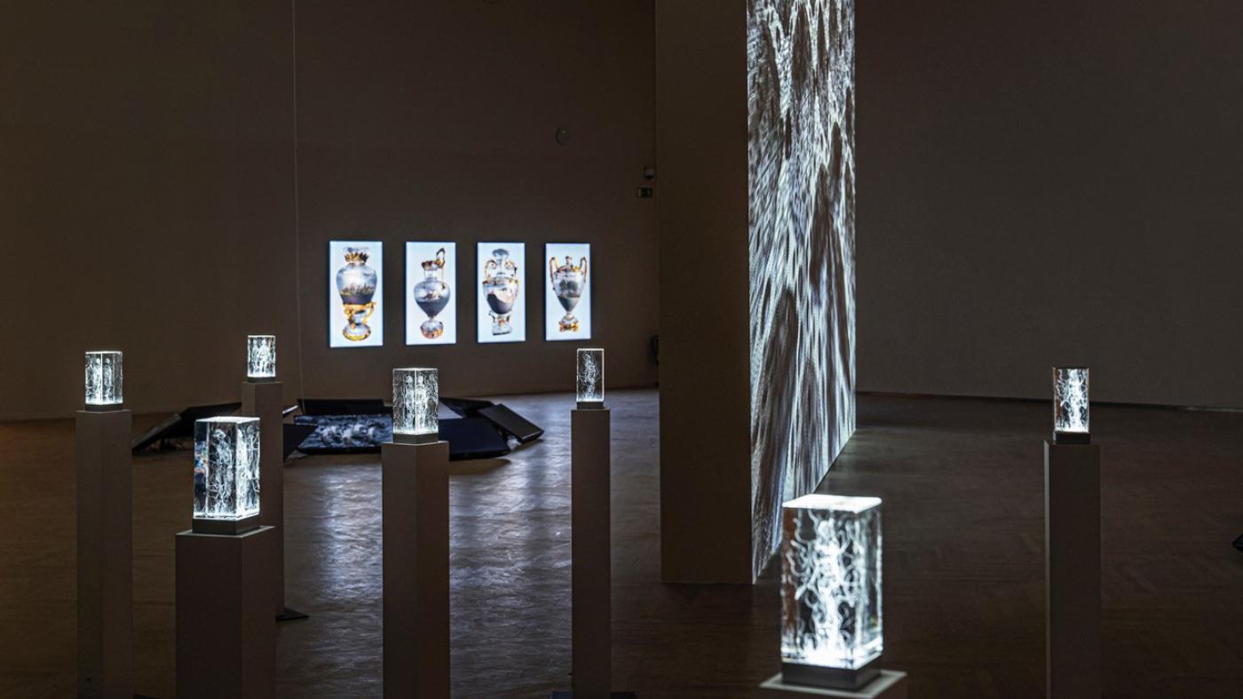 Marina Núñez explora nunha exposición as conexións entre o humano, o natural e o tecnolóxico
