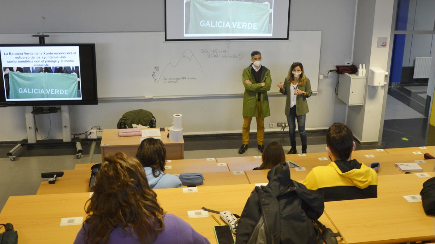 A concesión da Bandeira Verde a Ourense, un reto de aprendizaxe para o alumnado de Ciencias Ambientais 
