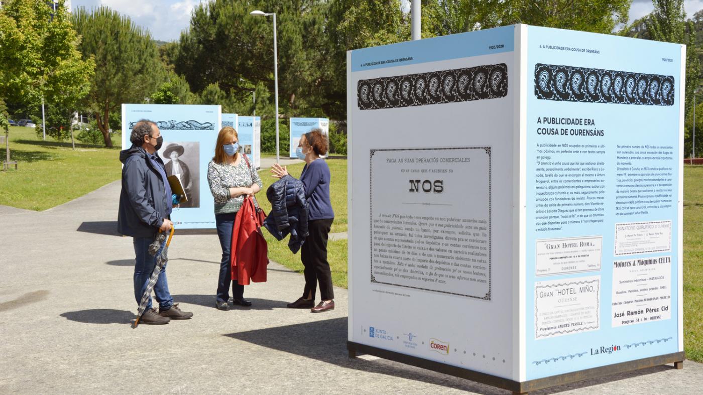 A exposición ‘Nós naceu en Ourense hai 100 anos’ fai parada no campus
