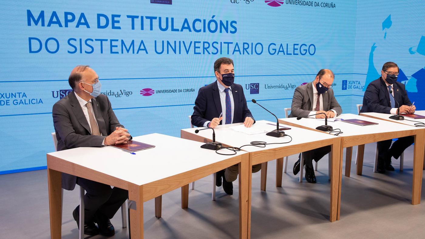 Reigosa destaca o traballo e a negociación entre Xunta e universidades para sentar as bases do novo o mapa de titulacións do SUG 