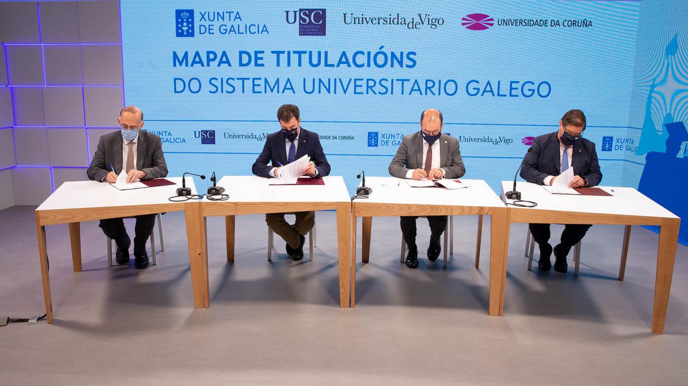 Reigosa destaca o traballo e a negociación entre Xunta e universidades para sentar as bases do novo o mapa de titulacións do SUG 