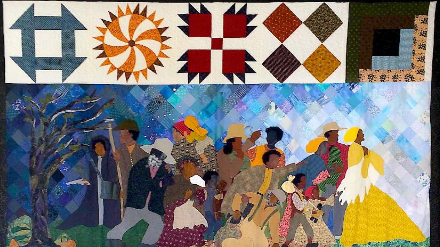 O estudo de centos de colchas elaboradas con retallos por mulleres afroamericanas constata o impacto desta tradición nos ámbitos político, histórico e artístico 