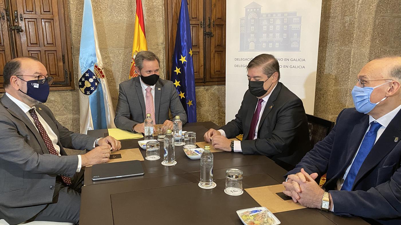 José Miñones anima aos reitores a non desaproveitar “nin un só euro” do Plan de Recuperación do Goberno Central