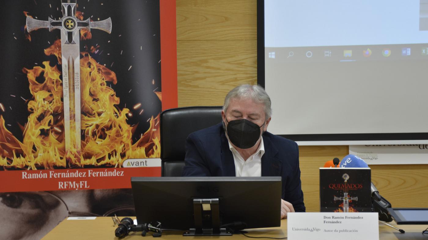 Ramón Fernández aborda na súa novela Quemados a problemática dos incendios en Ourense 