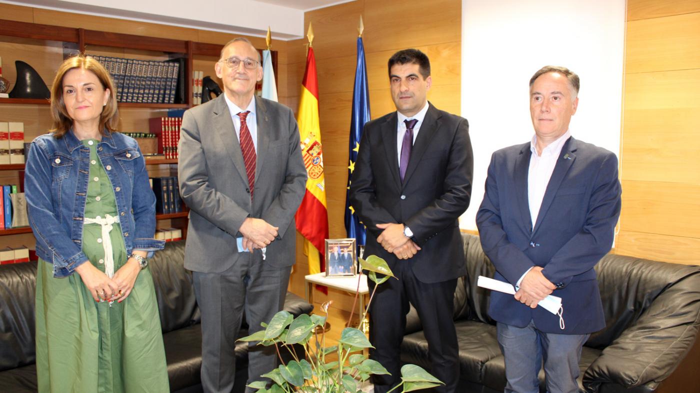 O reitor reúnese co delegado da Xunta en Ourense 