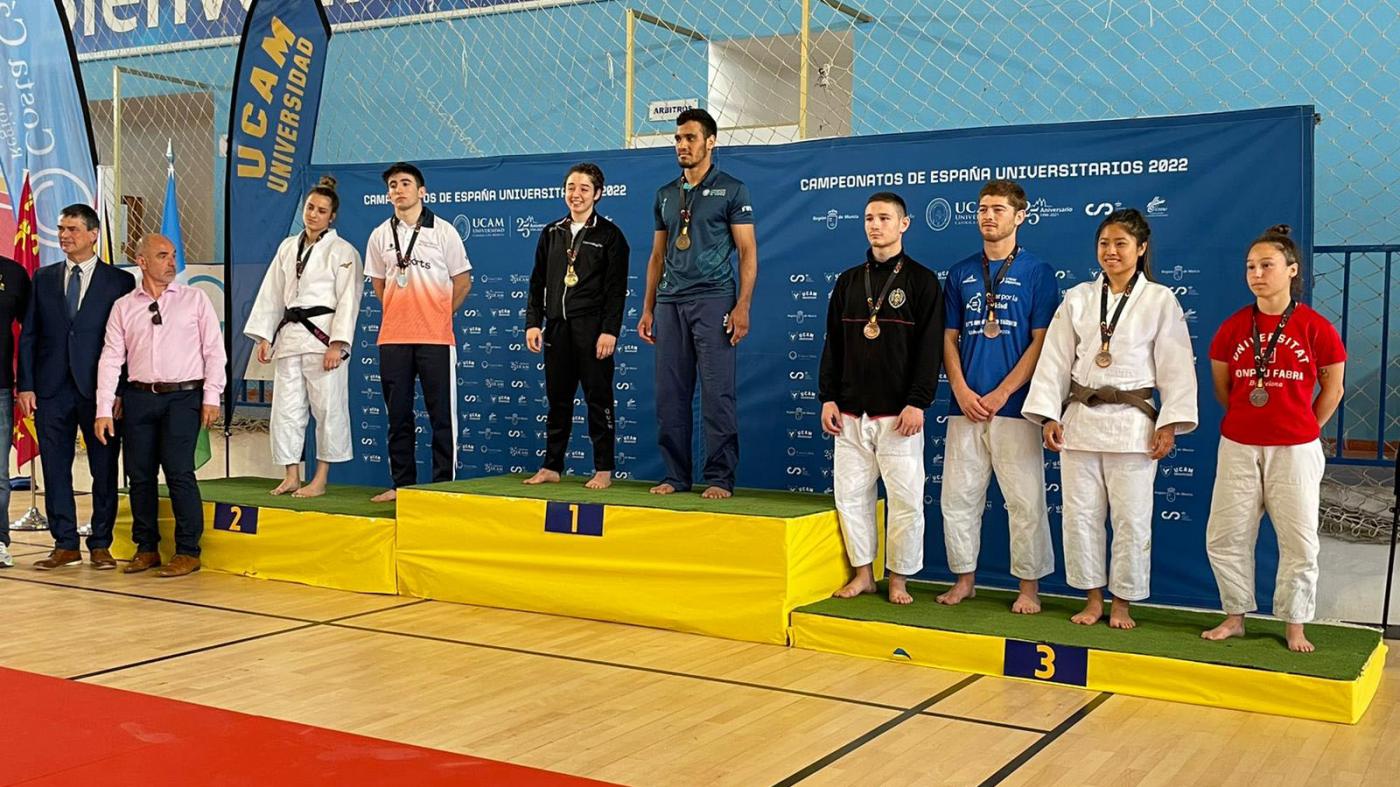 Dous ouros e un bronce para a UVigo no Campionato de España Universitario de Judo