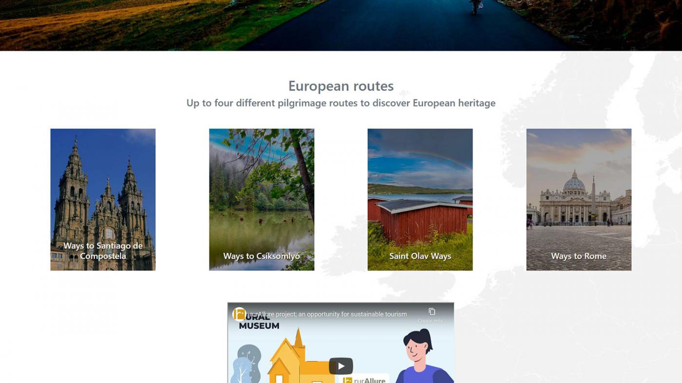 O proxecto rurAllure lanza catro itinerarios piloto arredor das grandes rutas de peregrinación europeas