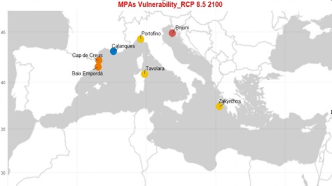 Investigadoras da UVigo desenvolven unha ferramenta que permite coñecer a vulnerabilidade de áreas mariñas protexidas do Mediterráneo ao cambio climático