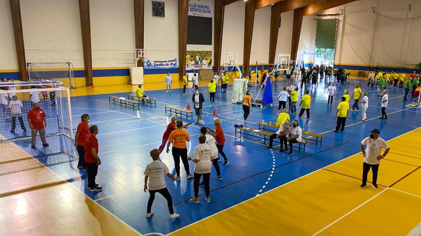 Un proxecto europeo reúne 200 competidores nunhas “olimpíadas sénior” en Sanxenxo