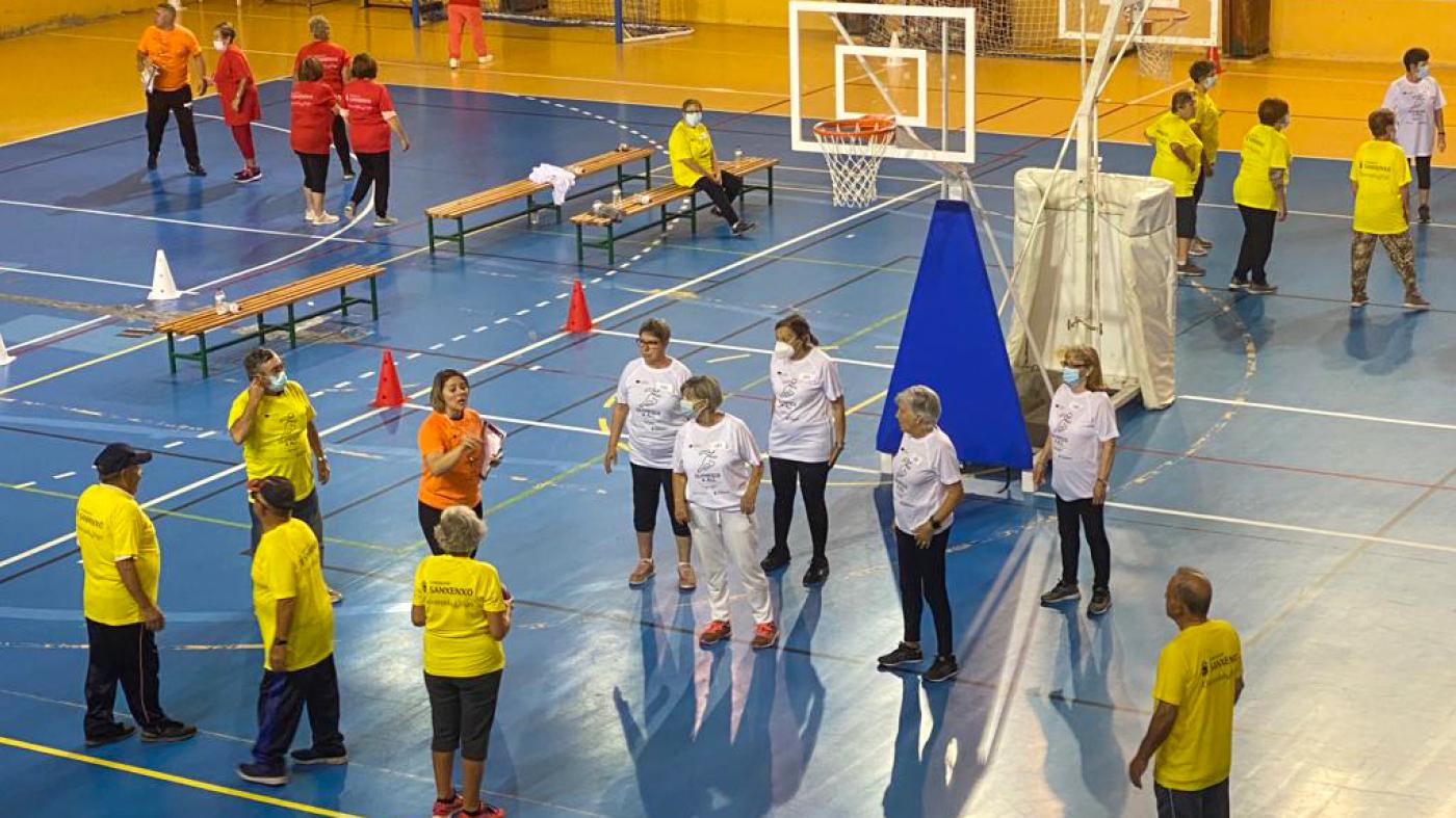 Un proxecto europeo reúne 200 competidores nunhas “olimpíadas sénior” en Sanxenxo
