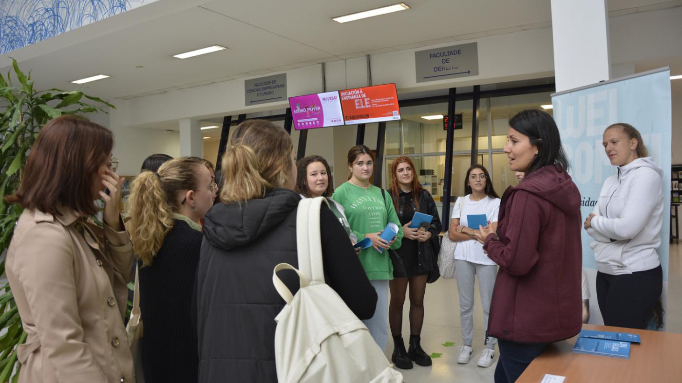 Alumnado do campus coñece as oportunidades que lles ofrecen os programas Erasmus