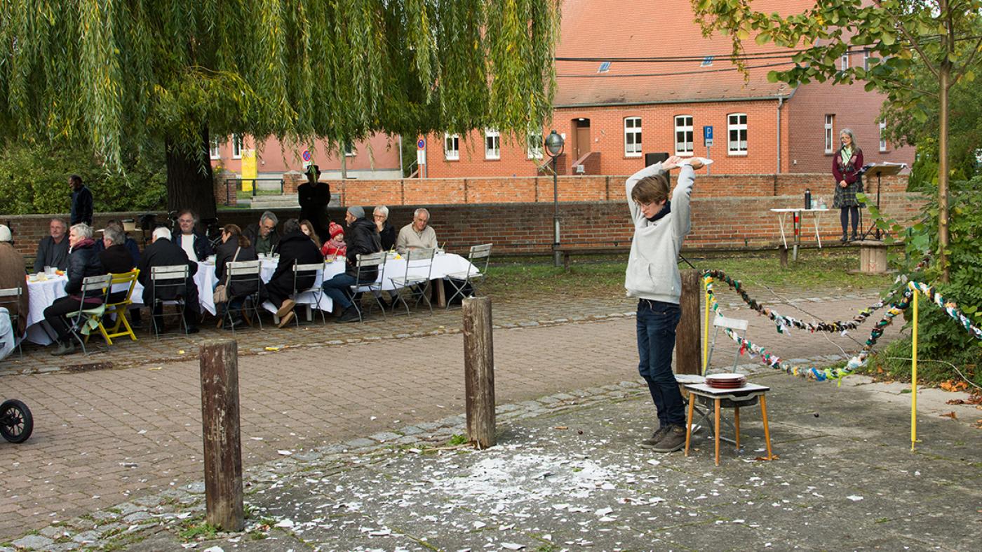 Arte, música e sobremesas reúnen á veciñanza dunha vila de Alemaña 