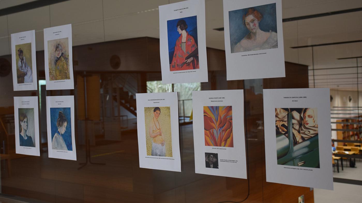 A Biblioteca Central pon en valor as pintoras esquecidas da historia da arte