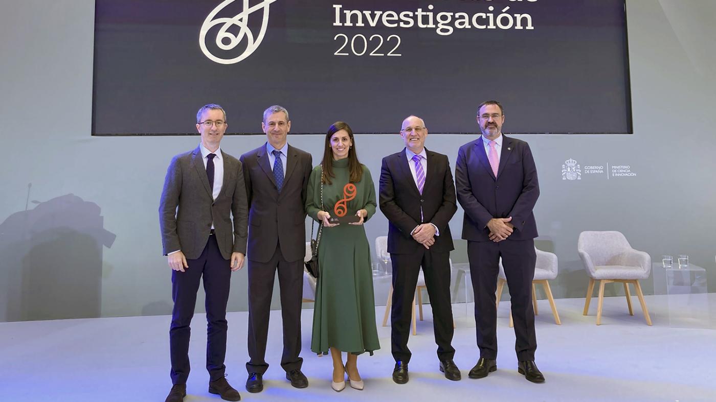 Belén Riveiro recolle en Alacante un dos Premios Nacionais de Investigación 2022