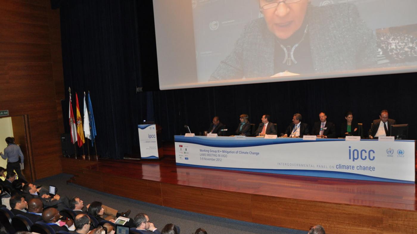 O grupo 3 do IPCC reuniuse en Vigo en novembro do ano 2012