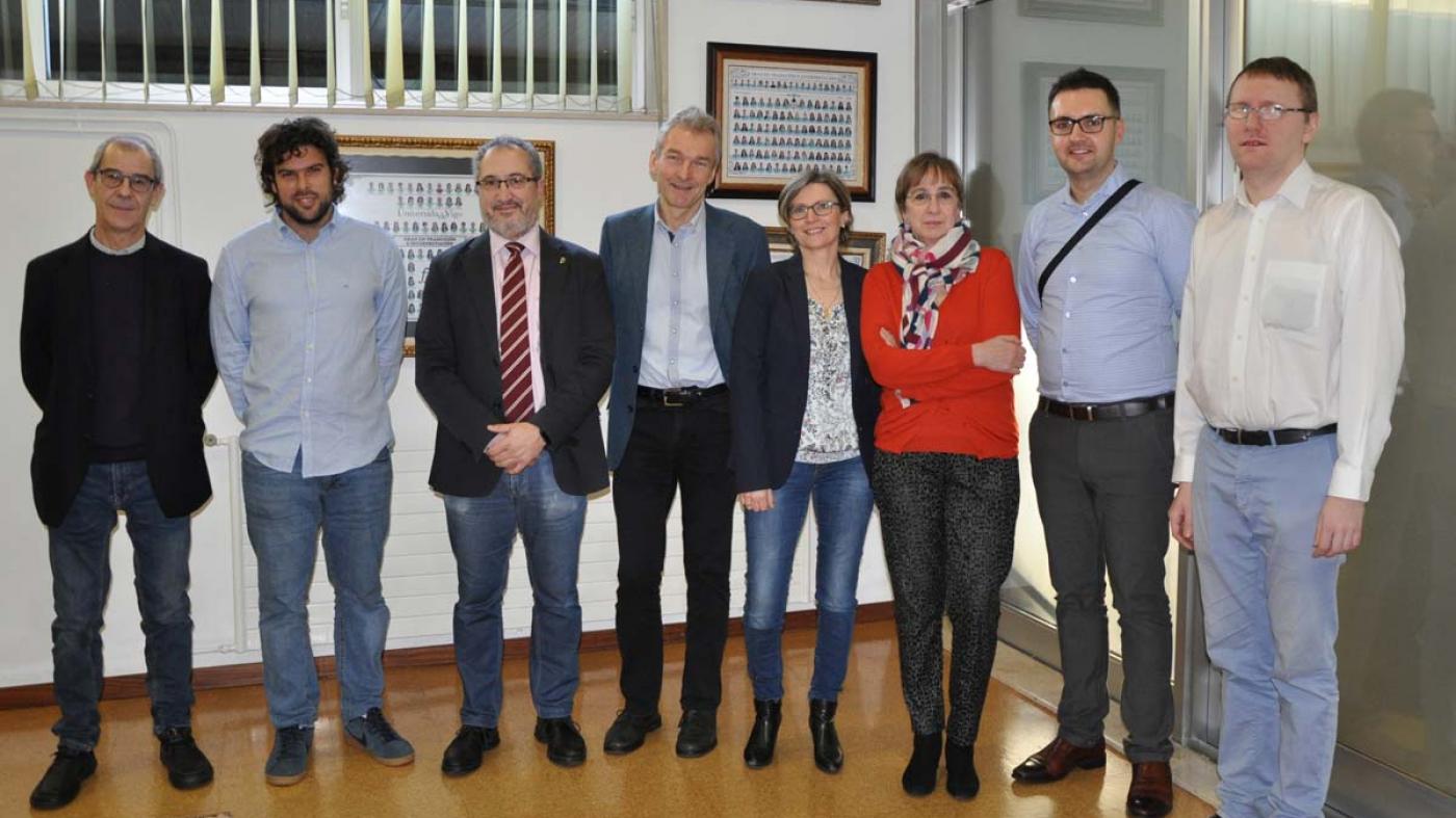 Participantes da xuntanza esta semana en Vigo