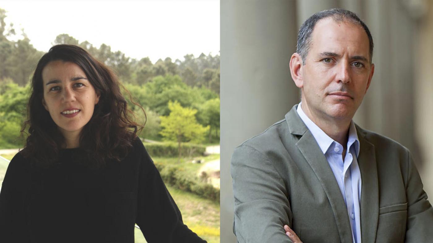 Os investigadores da Universidade de Vigo Elena Ojea e Xavier Labandeira