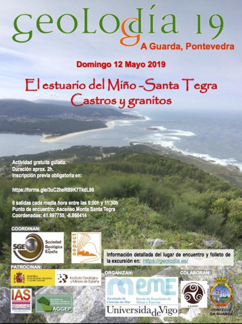 O Xeolodía19 explorará este ano o estuario do Miño–Santa Tegra