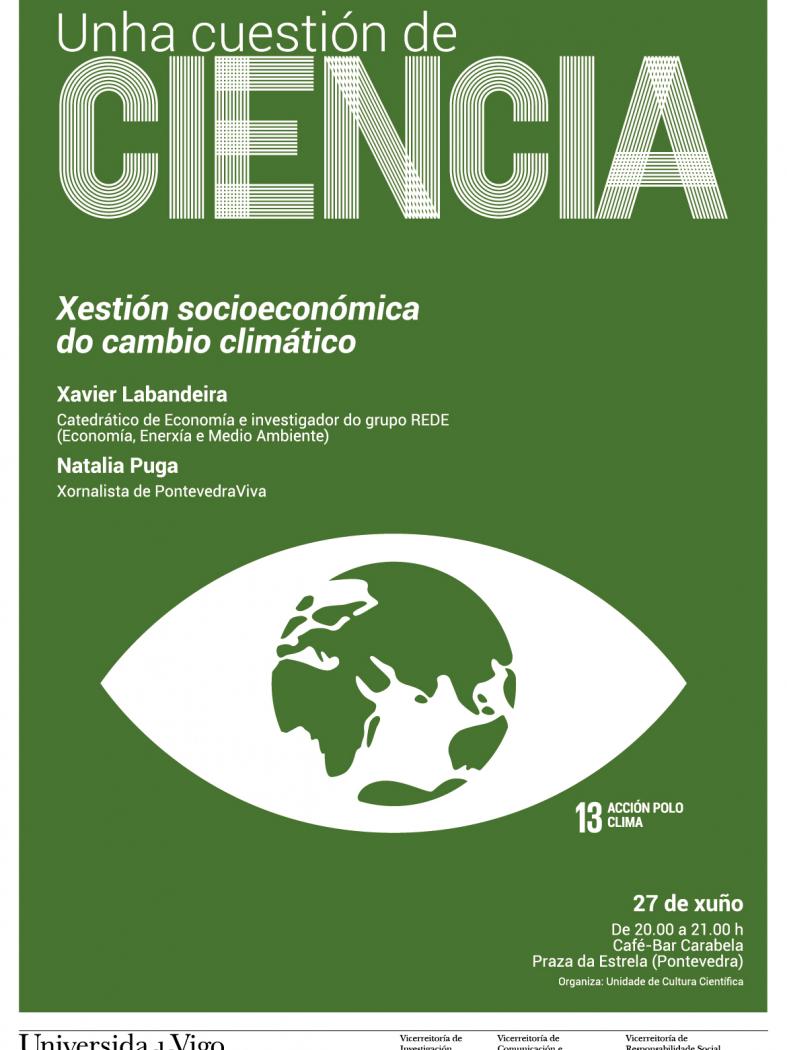 A Universidade achega a Pontevedra ás súas conversas sobre o cambio climático