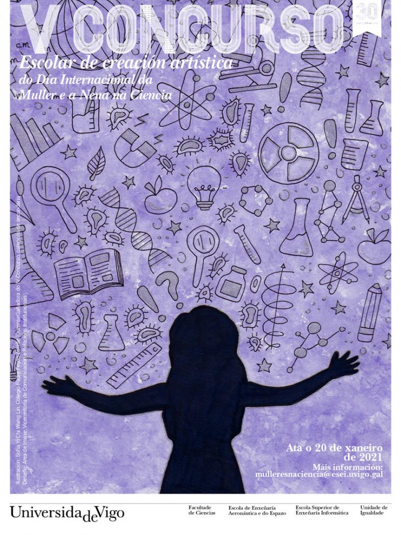 Convócase o V Concurso de Creación Artística do Día Internacional da Muller e a Nena na Ciencia