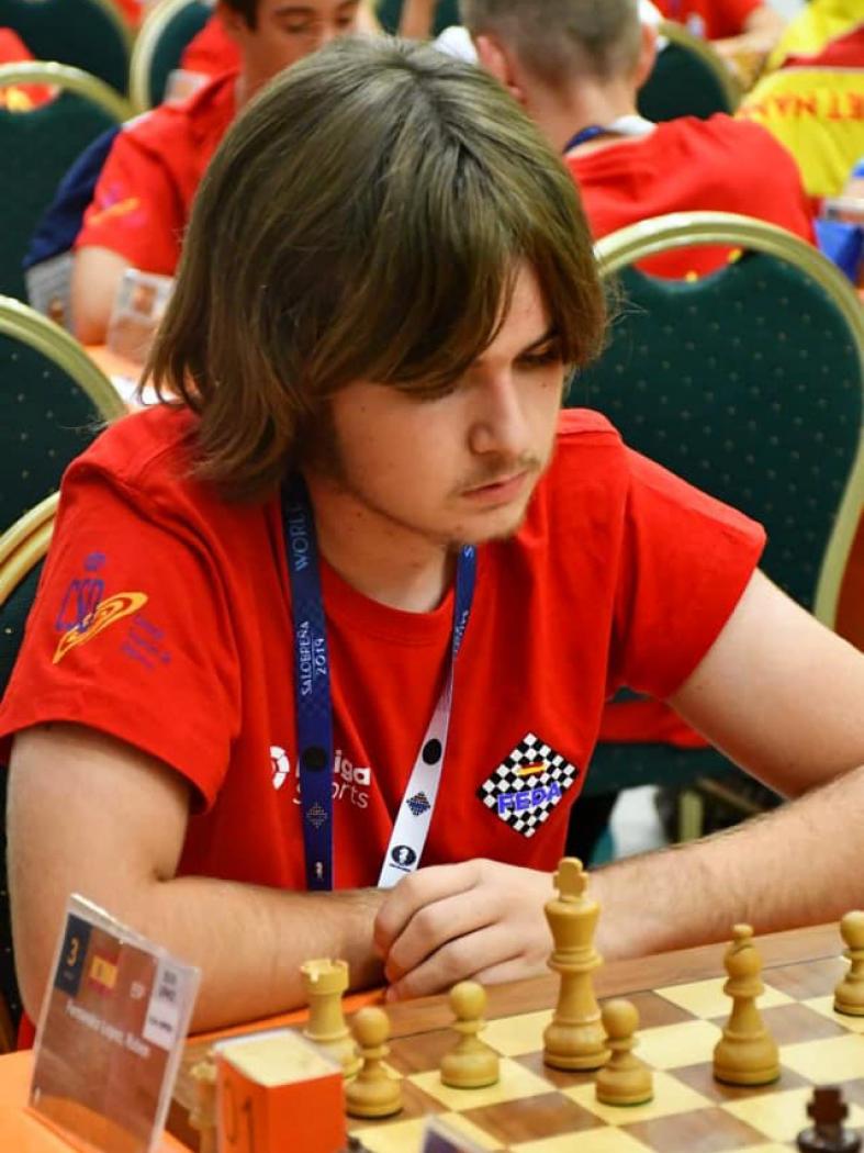 O xadrecista do EXP-UVigo Rubén Fernández, seleccionado para o Campionato do Mundo sub16