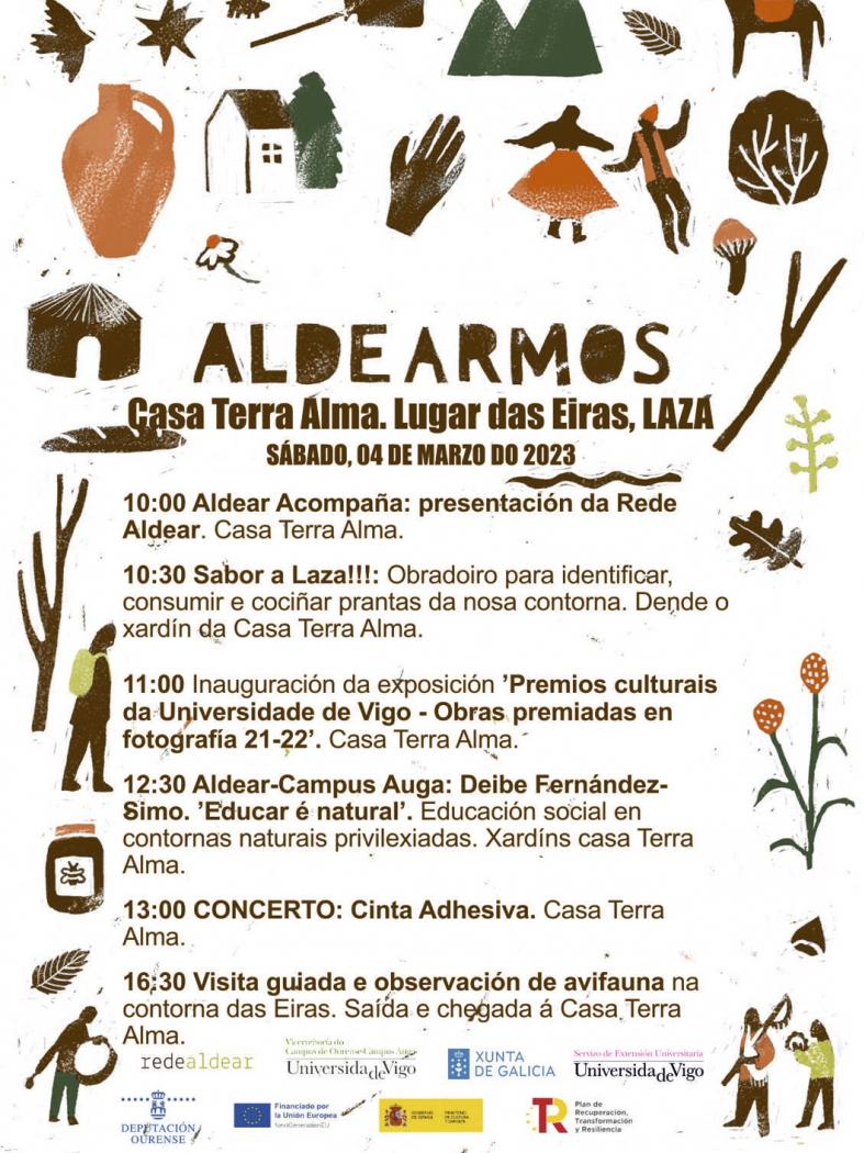O proxecto Aldearmos continúa a súa programación cun encontro de emprendemento rural e unha nova sesión en Laza