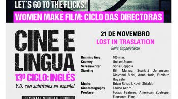 13º Ciclo de Cine e Lingua: `Lost in translation'