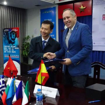 Vigo asina coa Universidade de Tecnoloxía de Ho Chi Minh City un convenio de dobre titulación para o Mestrado en Ciberseguridade 