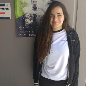 Un alumna do campus, bronce no Campionato de España Universitario de Esgrima