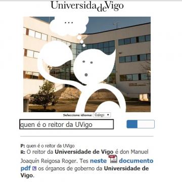 A UVigo estrea o primeiro asistente virtual con comprensión e procesamento de linguaxe natural en galego 