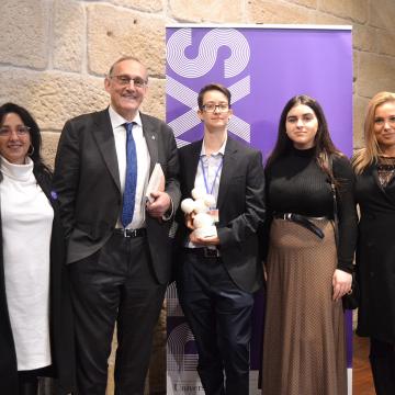 O Premio Uviguala recoñece ao alumnado da EE de Telecomunicación polo impulso dos puntos lila