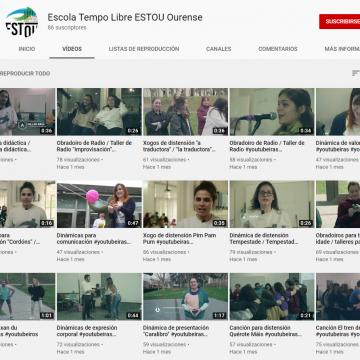A Escola de Tempo Libre do campus abre unha canle en Youtube