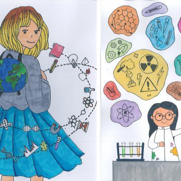 Concurso Escolar de Creación Artística do Día Internacional da Muller e a Nena na Ciencia